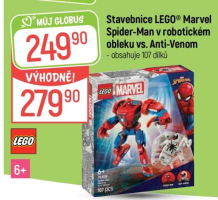Stavebnice LEGO® Marvel Spider-Man v robotickém obleku vs. Anti-Venom