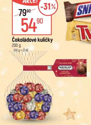 ČOKOLÁDOVÉ KULIČKY
