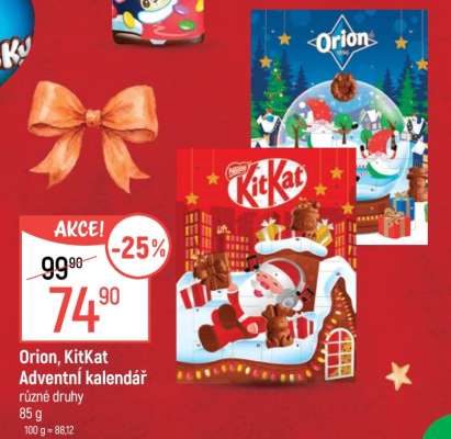 Orion, KitKat Adventní kalendář