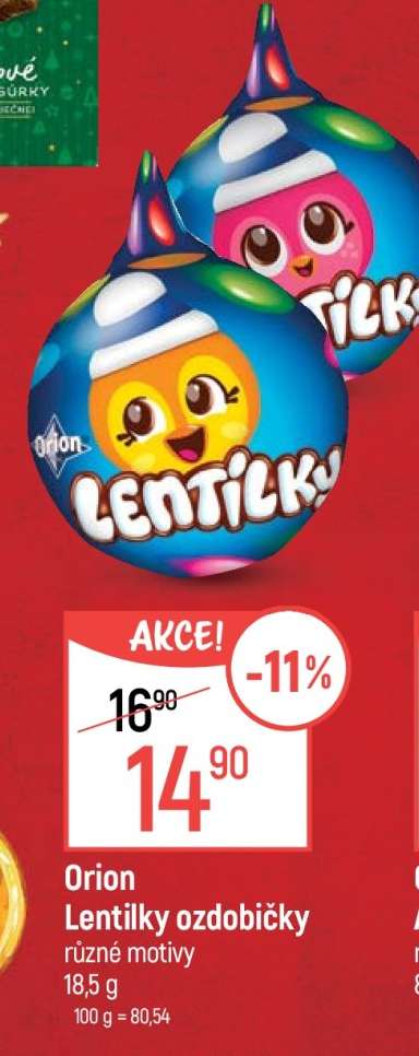 Orion Lentilky ozdobičky