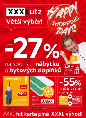 XXXLutz - Sleva 27 % téměř na všechno!