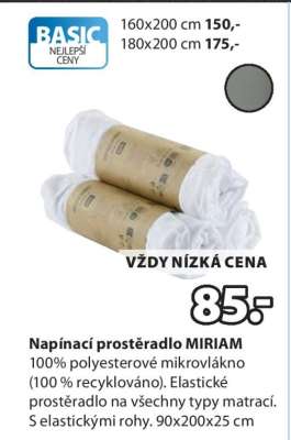 Napínací prostěradlo MIRIAM