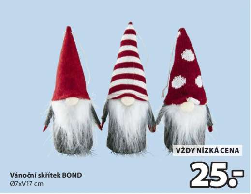 VÁNOČNÍ SKŘÍTEK BOND