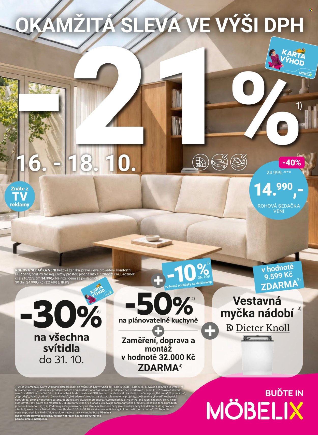 Leták MÖBELIX - 12. 10. 2026 - 25. 10. 2026. Strana 1
