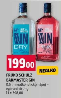 FRUKO SCHULZ BARMASTER GIN