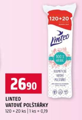 Linteo vatové polštářky
