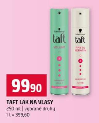 Taft lak na vlasy