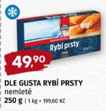 DLE GUSTA RYBÍ PRSTY