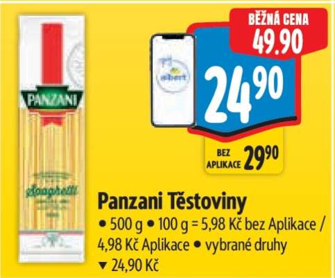Panzani Těstoviny