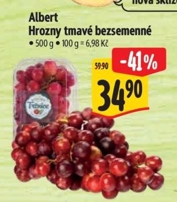 Albert Hrozny tmavé bezsemenné