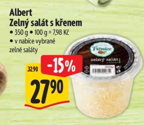 Albert Zelný salát s křenem