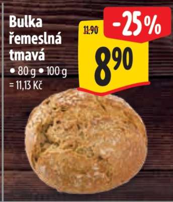 Bulka řemeslná tmavá*
