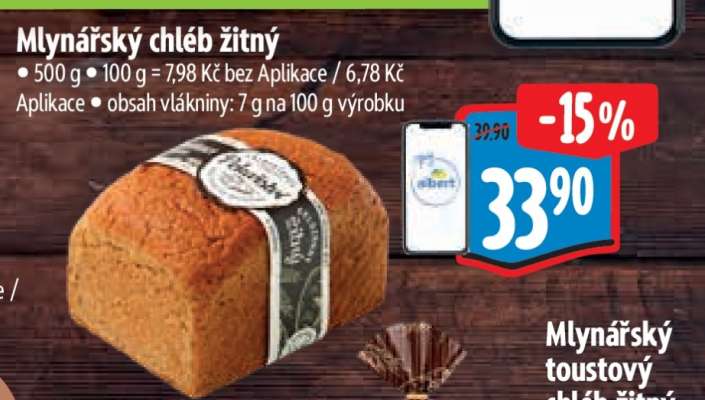 Mlýnský chléb žitný