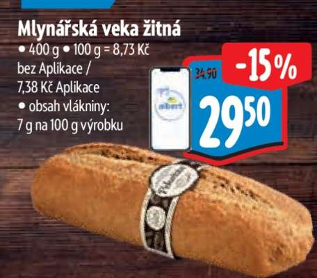 Mlynářská veka žitná