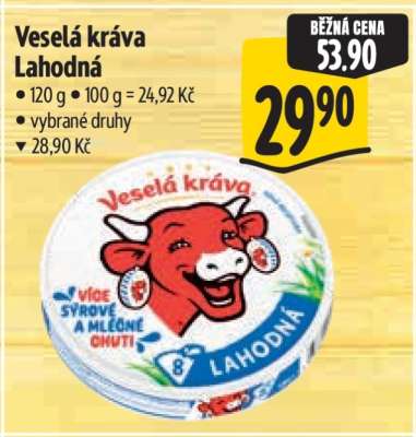 Veselá kráva lahodná