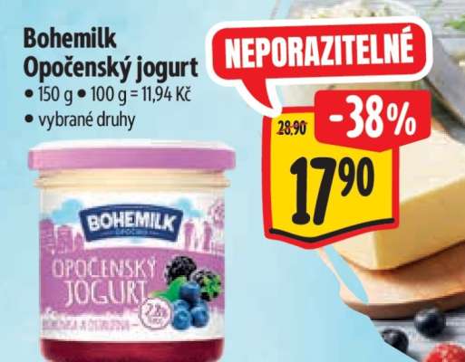 BOHEMILK Opočenský jogurt