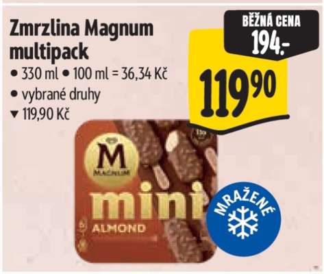 Zmrzlina Magnum multipack