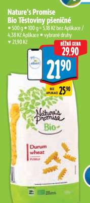 Nature's Promise Bio Těstoviny pšeničné