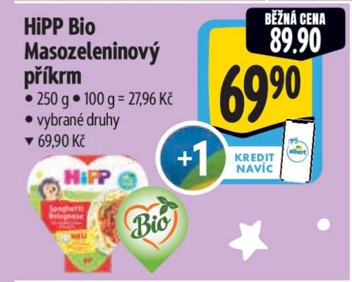 HiPP Bio Masozeleninový příkrm