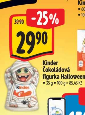 Kinder Čokoládová figurka Halloween