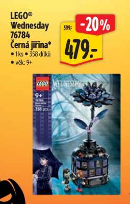LEGO® Wednesday 76784 Černá jiřina