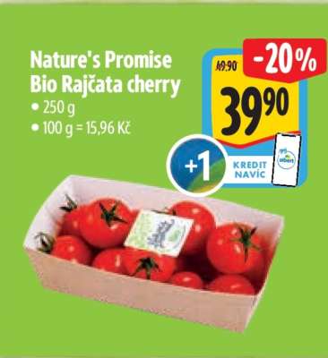 Nature’s Promise Bio Rajčata cherry •