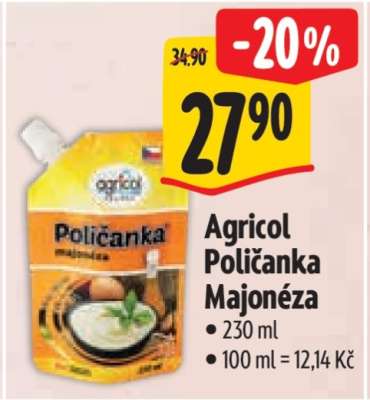 Agricol Poličanka Majonéza