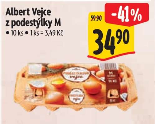 Albert Vejce z podestýlky M