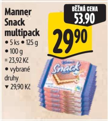 Manner Snack multipack