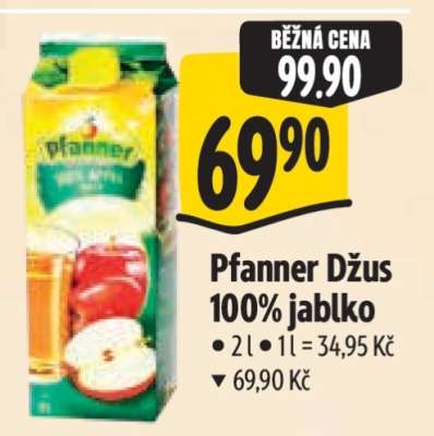 Pfanner Džus 100% jablko