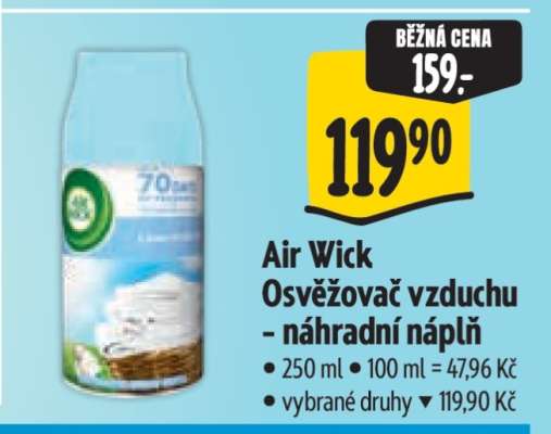 Air Wick Osvěžovač vzduchu - náhradní náplň