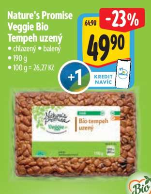 Nature’s Promise Veggie Bio Tempeh uzený