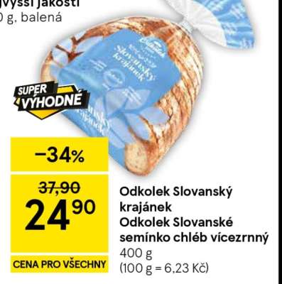 Odkolek Slovanský krajánek / Odkolek Slovanské semínko chléb vícezrnný