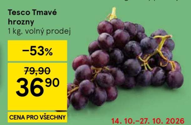 Tesco Tmavé hrozny