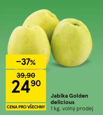 Jablka Golden Delicious