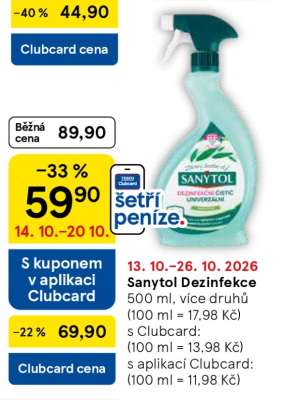 Sanytol dezinfekce
