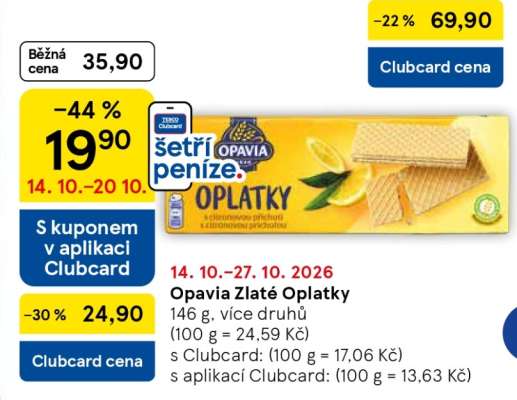Opavia Zlaté Oplatky