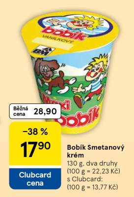 BOBÍK - smetanový krém