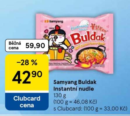 Samyang Buldak Instantní nudle