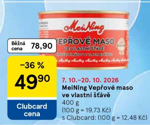Meining Vepřové maso ve vlastní šťávě