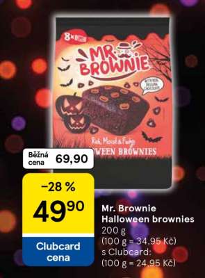 Mr. Brownie Halloween brownies