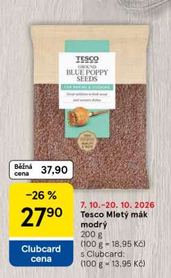 Tesco Mletý mák modrý
