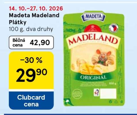 Madeta Madeland plátky
