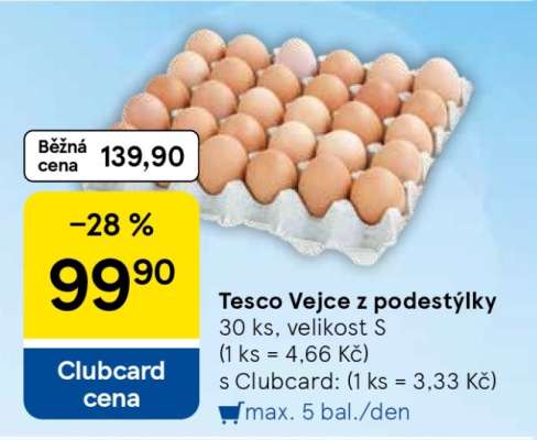 Tesco Vejce z podestýlky
