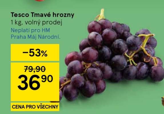 Tesco Tmavé hrozny
