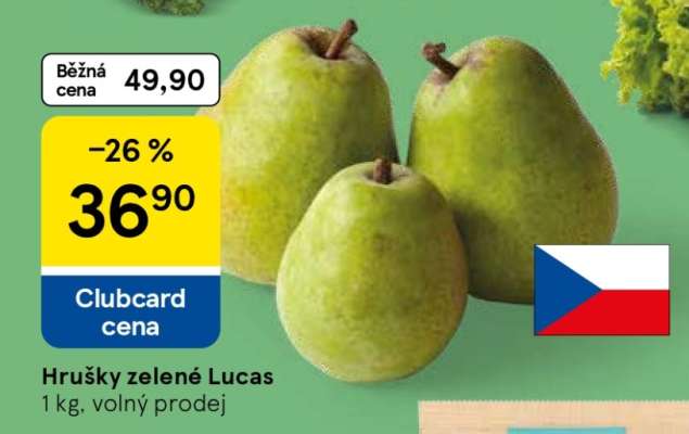 Hrušky zelené Lucas