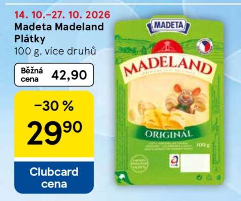 Madeta Madeland plátky