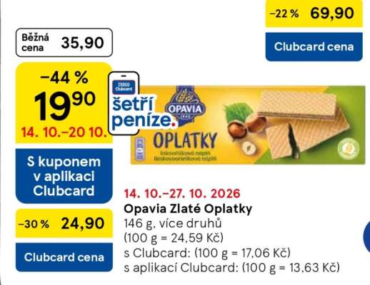 Opavia Zlaté Oplatky