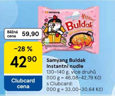 Samyang Buldak Instantní nudle