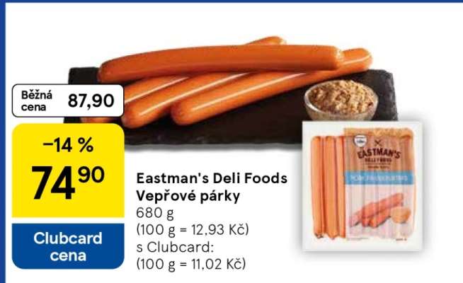 Eastman's Deli Foods Vepřové párky